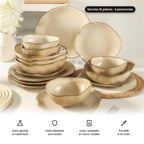 Service de table 16 pièces – Beige
