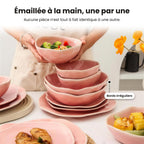 Service de table 16 pièces – Rose