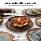 Service de table 16 pièces – Maron