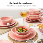 Service de table 16 pièces – Rose