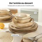 Service de table 16 pièces – Beige