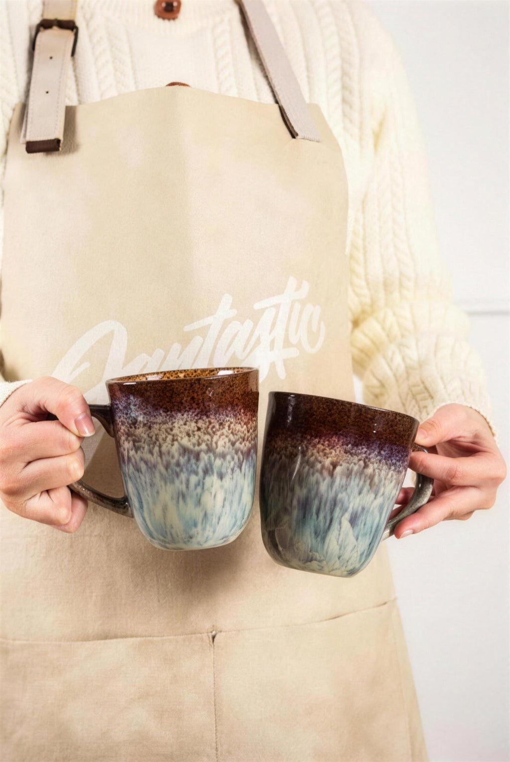 Lot de mugs - Maron Expresso