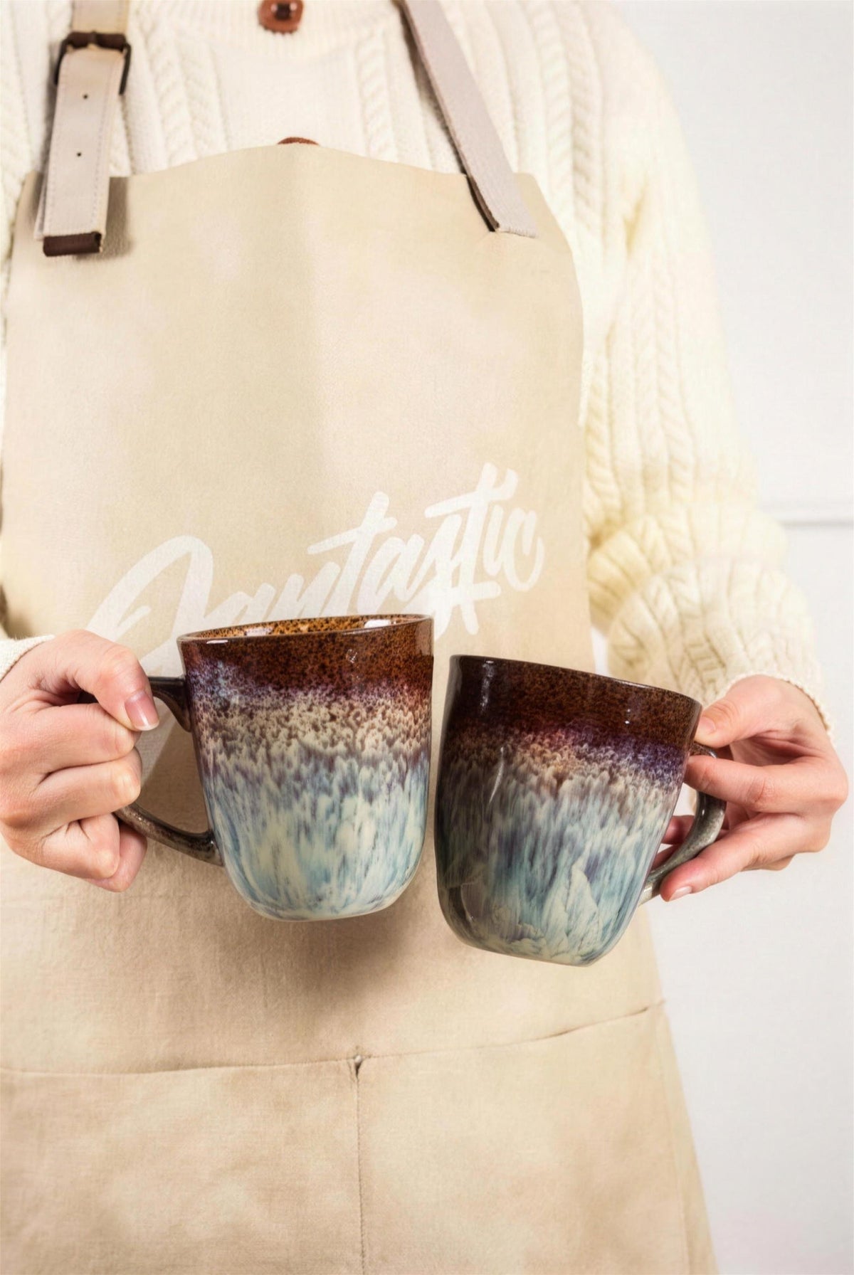 Lot de mugs - Maron Expresso