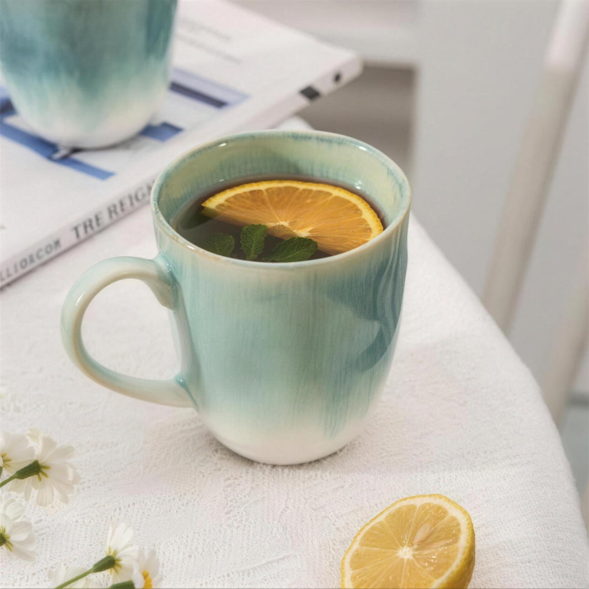 Lot de mugs - Bleu ciel