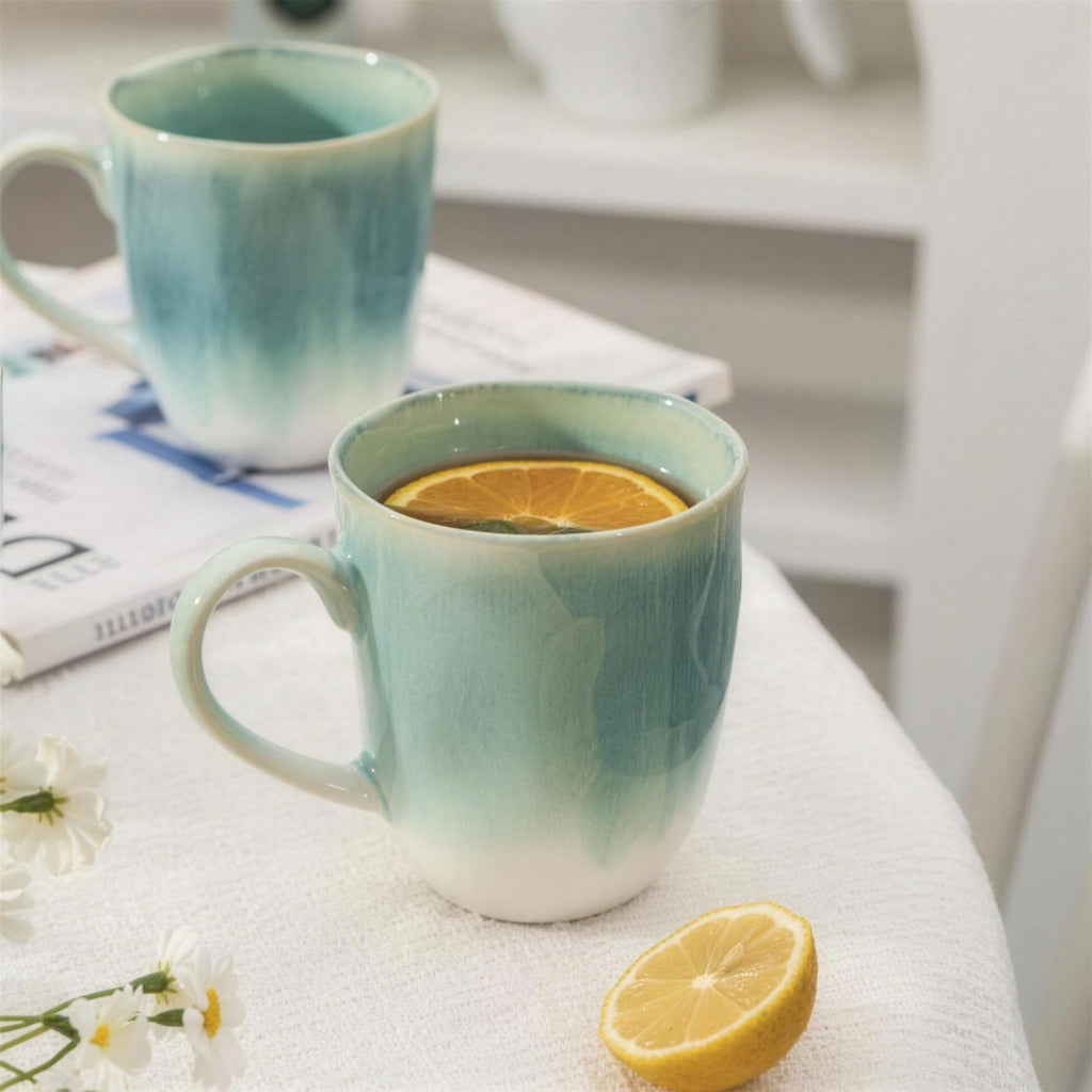 Lot de mugs - Bleu ciel