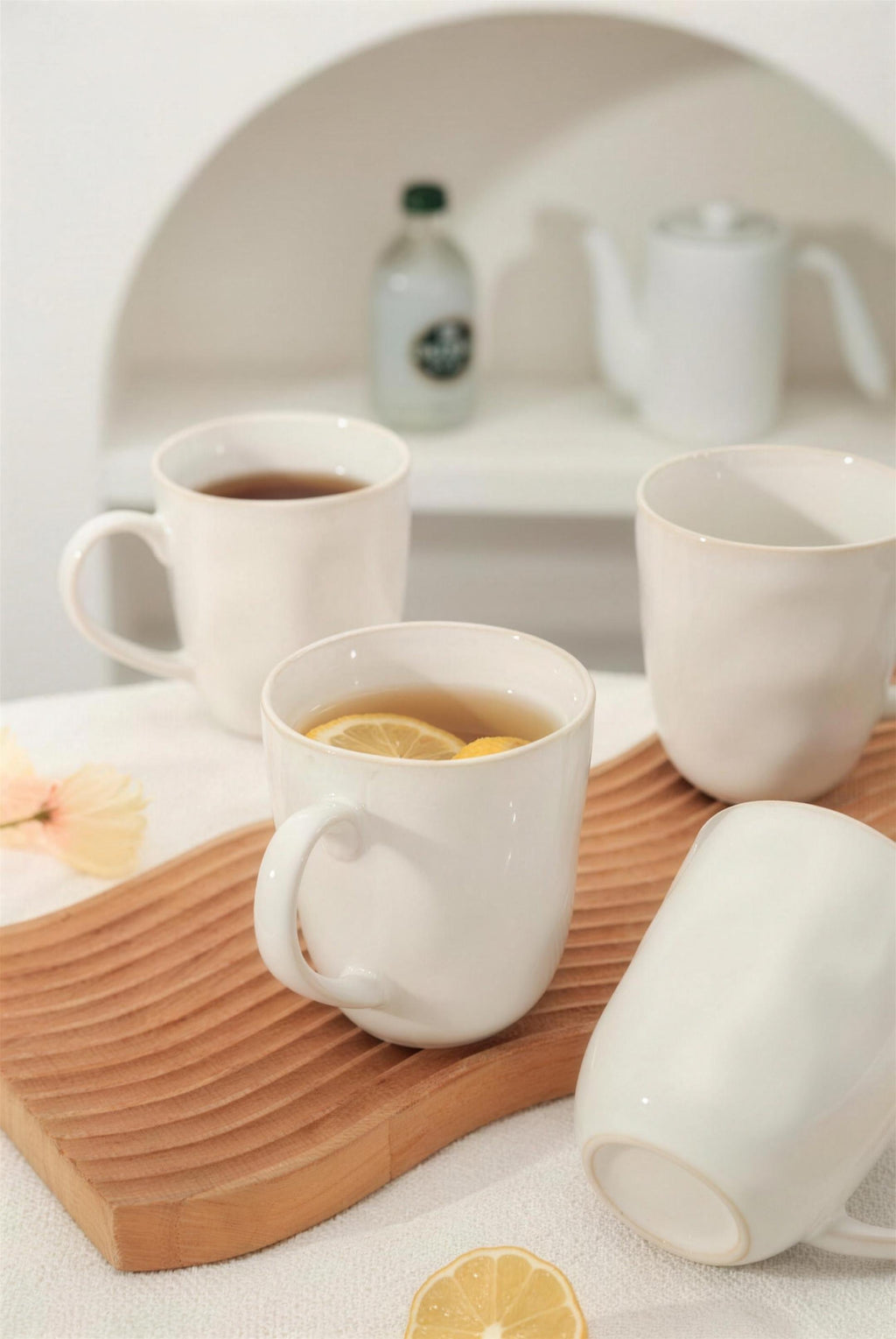 Lot de mugs - Blanc