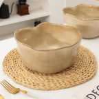 Lot de 2 saladiers - Beige