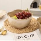 Lot de 2 saladiers - Beige
