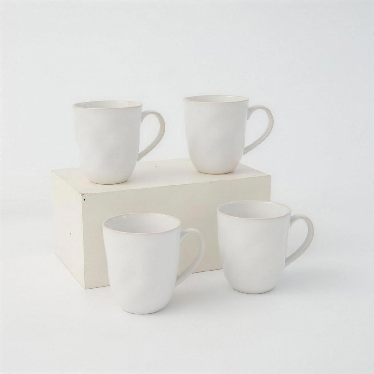 Lot de mugs - Blanc