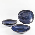 Lot de 4 assiettes creuses - Bleu