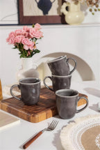 Lot de mugs - Maron