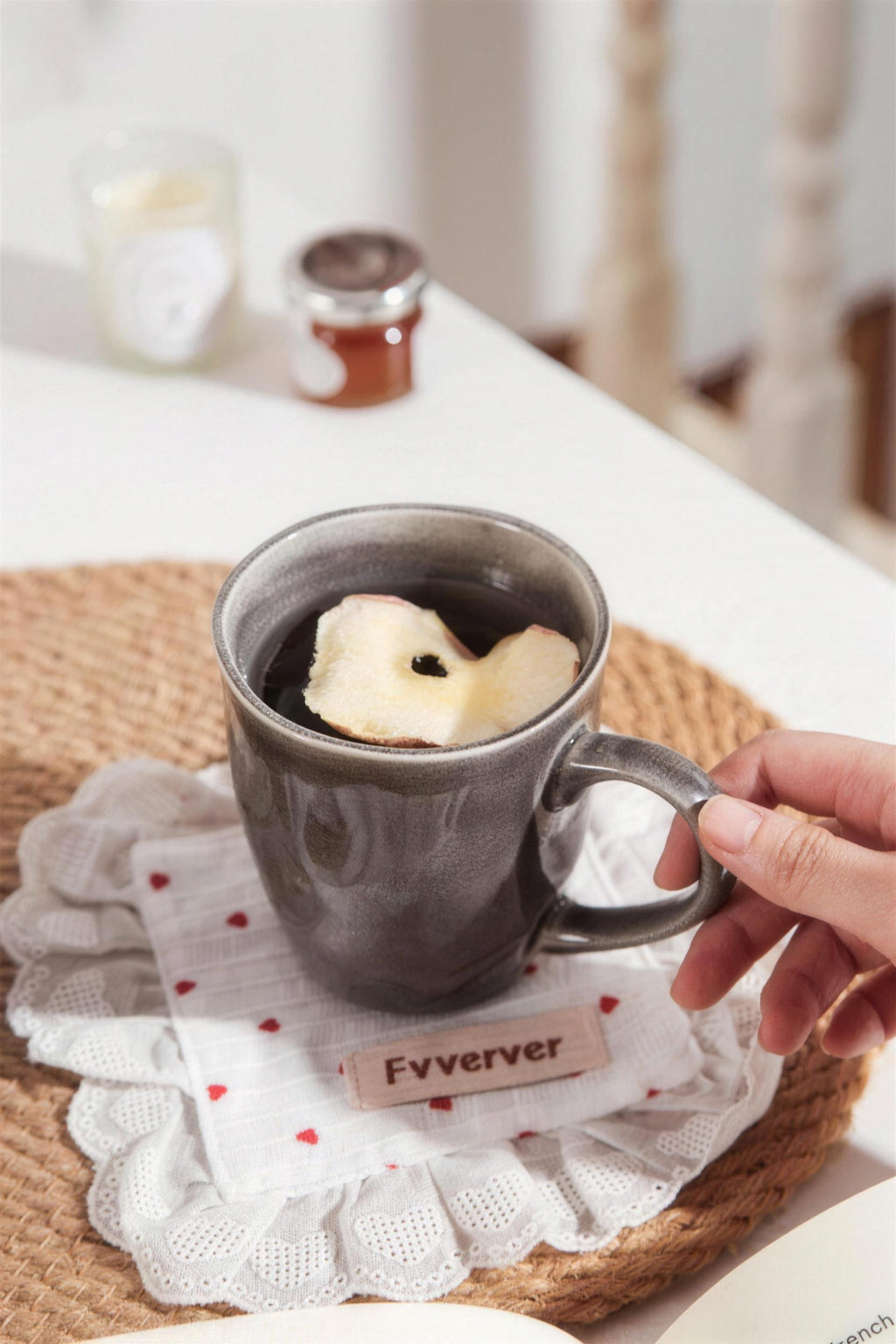 Lot de mugs - Maron