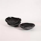 Lot de 4 assiettes creuses - Noir