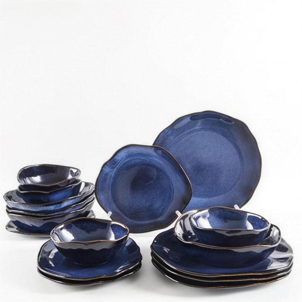 Service de table 16 pièces – Bleu océan