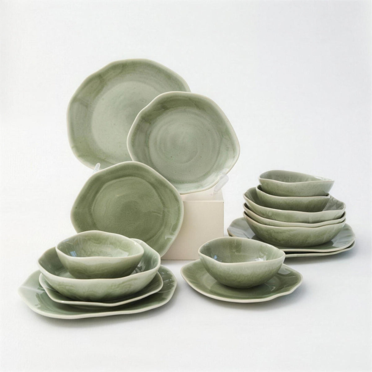 Service de table 16 pièces – Vert
